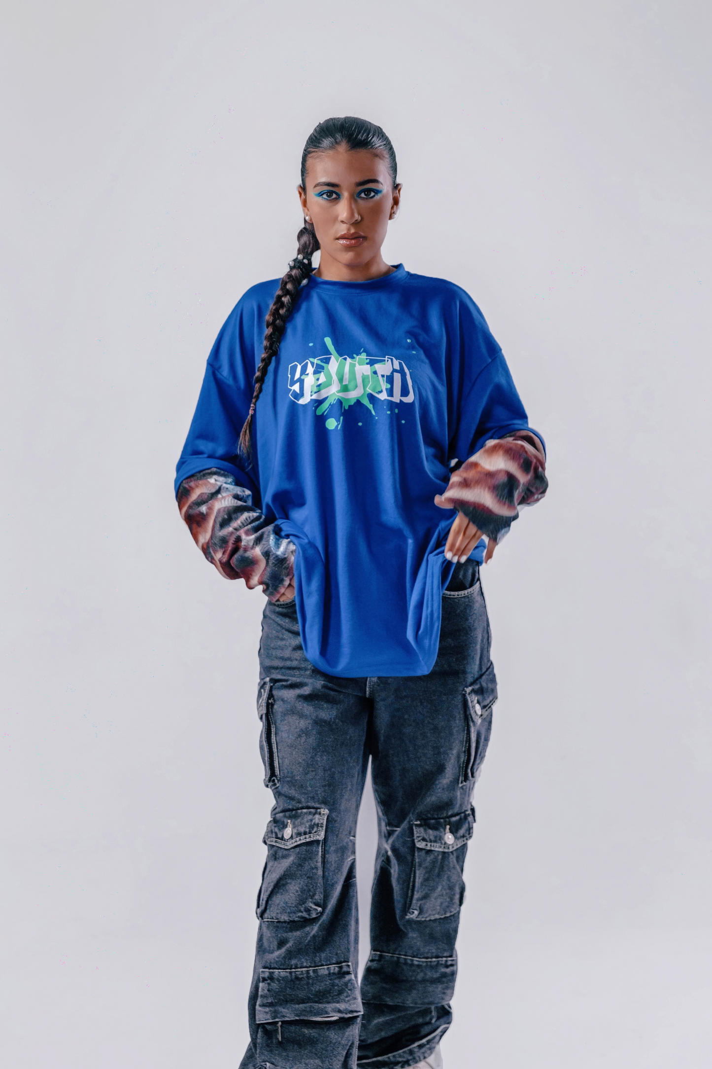 COBALT BLUE TEE