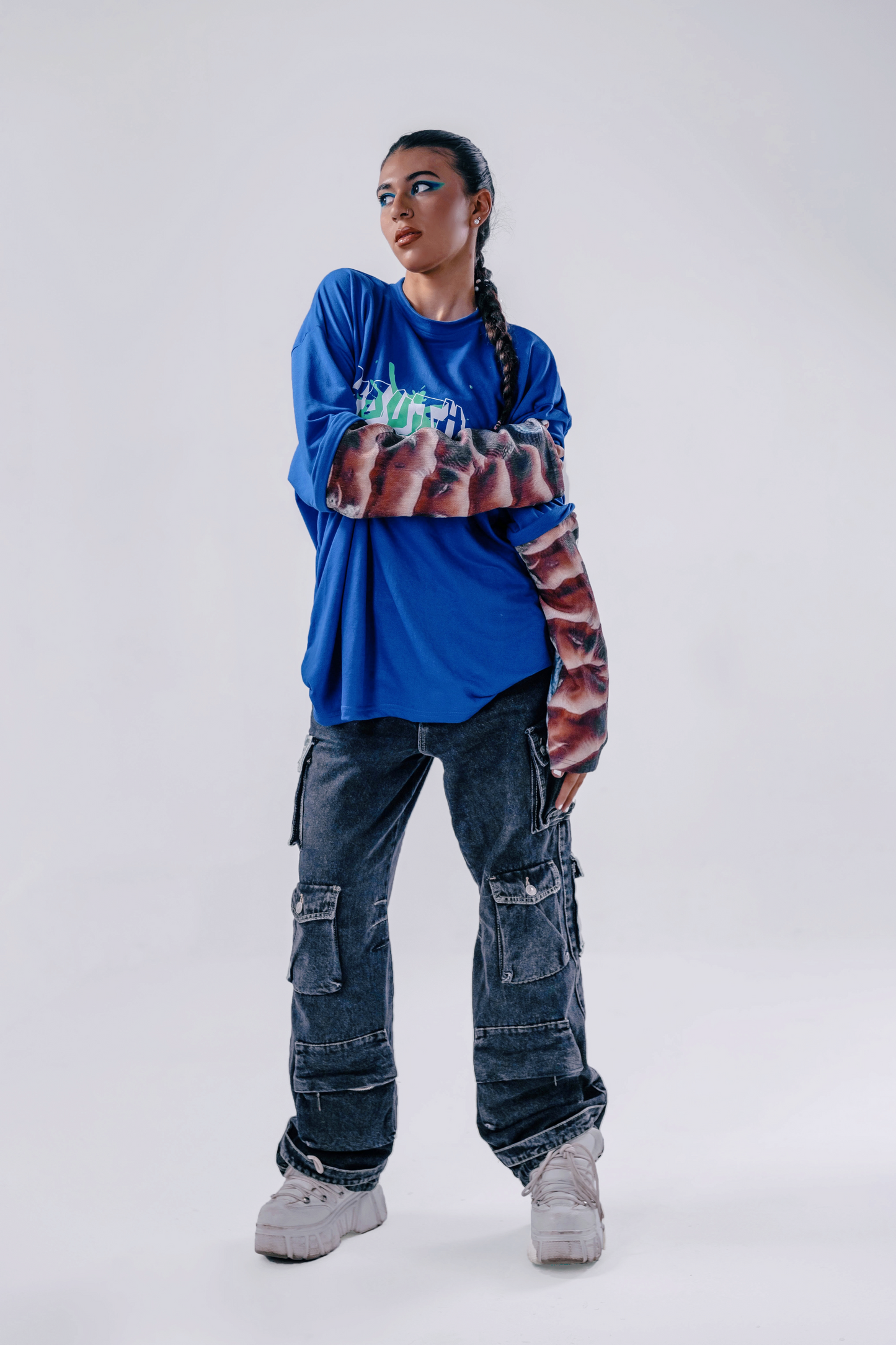 COBALT BLUE TEE