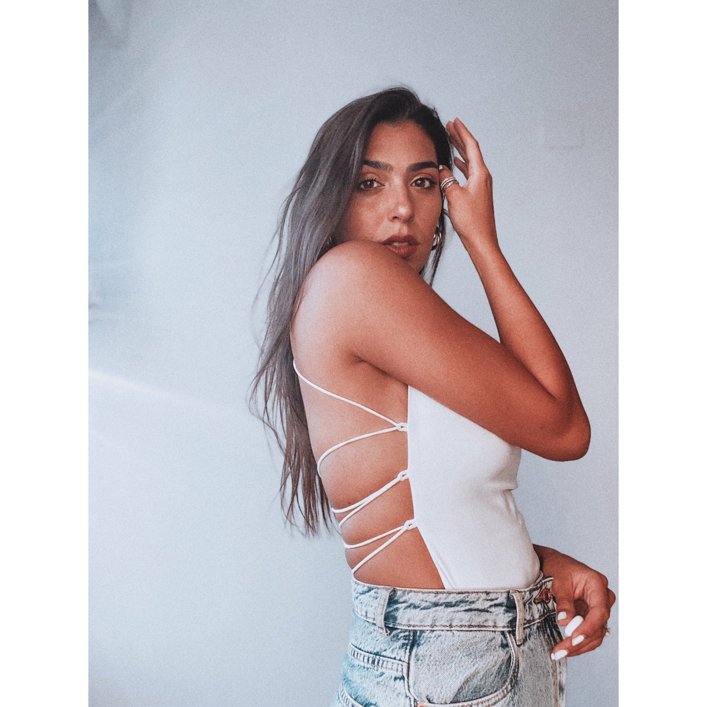 Backless top