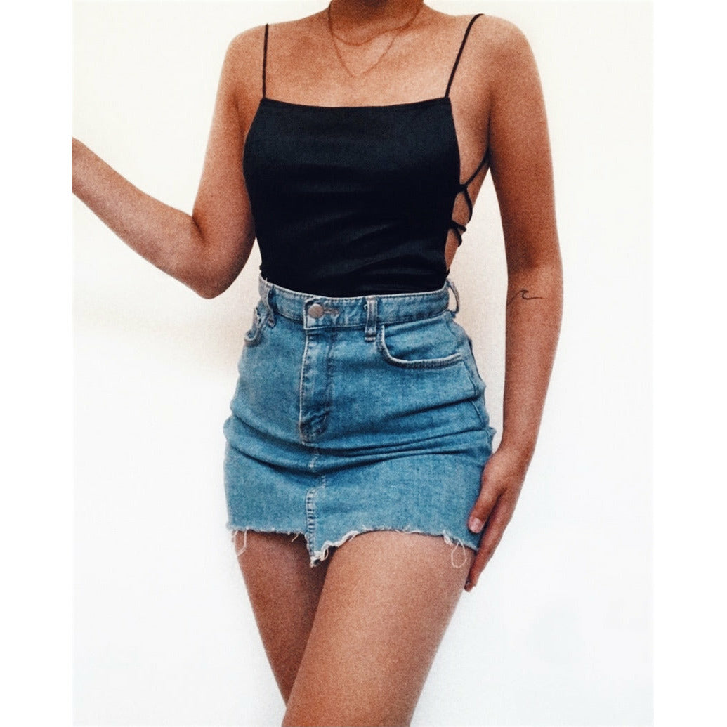 Backless top