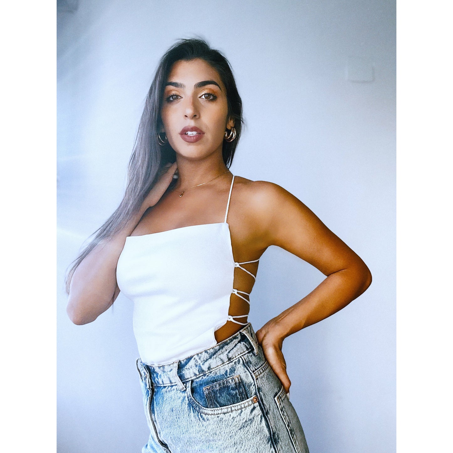 Backless top